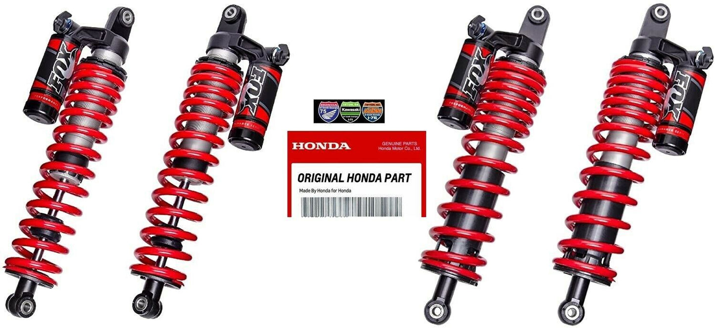 New Fox QS3 Adjustable Shocks (Front & Rear) 2016-2024 Honda Pioneer 1000-5 SXS
