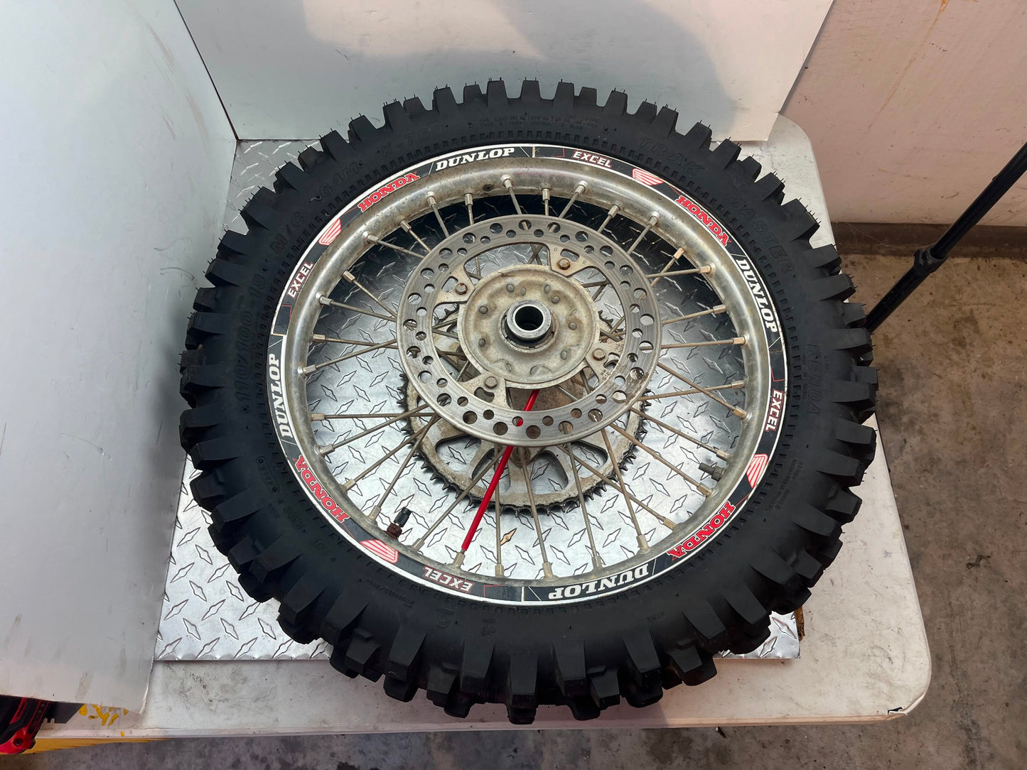 OEM HONDA CRF 250X REAR WHEEL PART# 42701-KSC-003