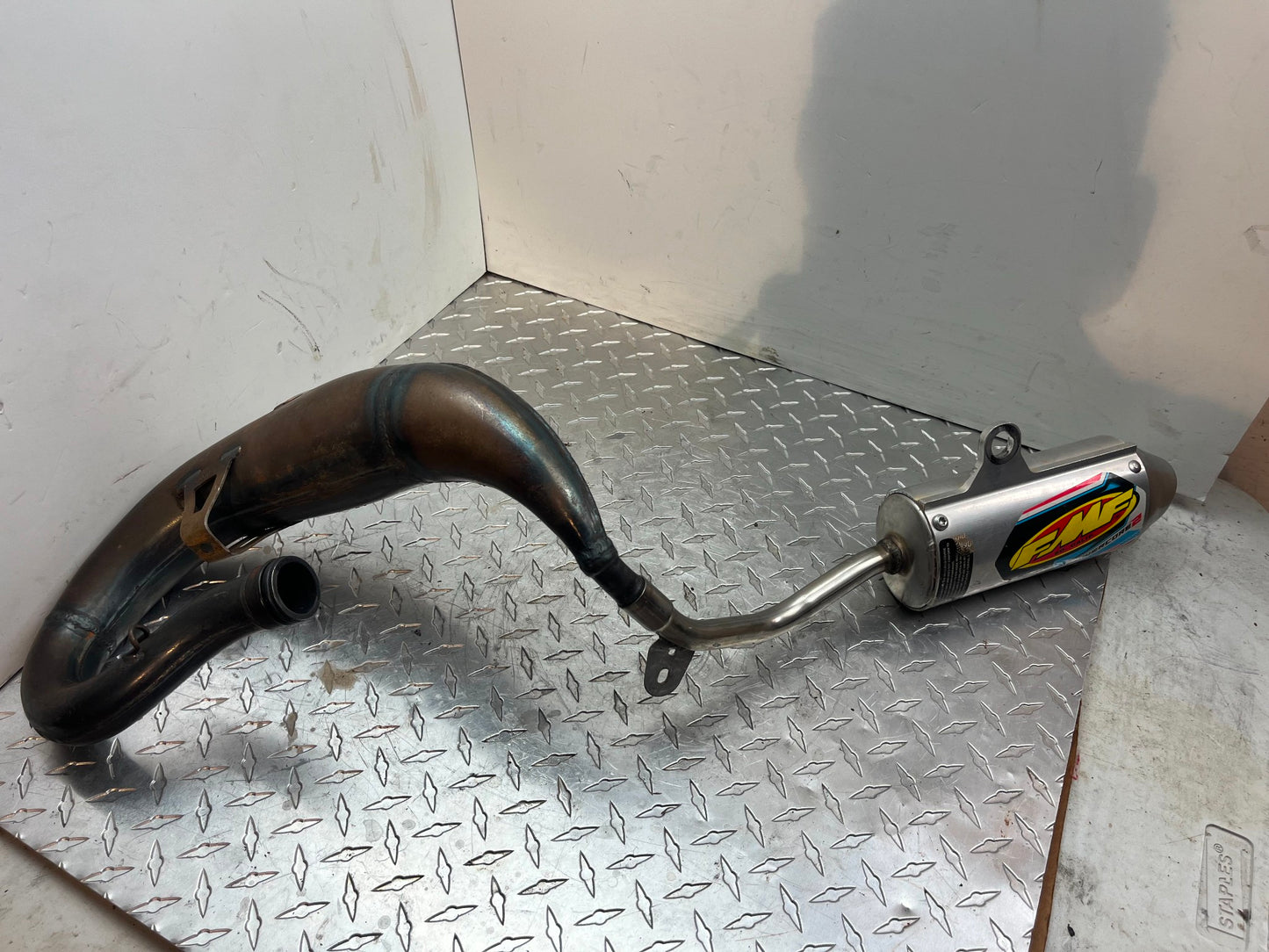 OEM KTM 50 SX FMF FACTORY FATTY W POWERCORE 2 PART# 025101 & 025180