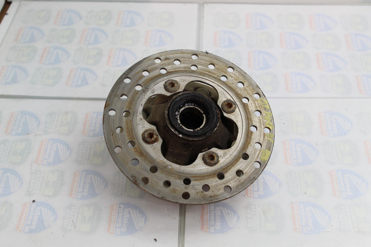 OEM HONDA TRX 420 RANCHER TE1 FRONT HUB ASSEMBLY & BRAKE DISC PART#44615-HP4-600