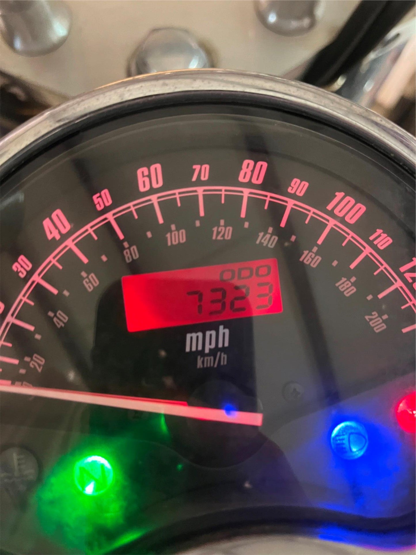 OEM HONDA VTX 1300R SPEEDOMETER ASSY PART# 37200-MEA-911