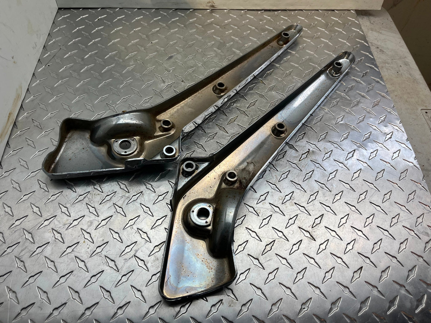 OEM HONDA VTX 1300R GRAB RAILS PART# 77340-MEA-A20 & 77330-MEA-A20