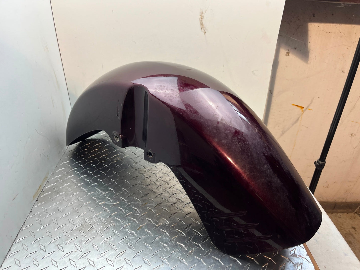 OEM HONDA VTX 1300R FRONT FENDER CABERNET RED PART# 61100-MEA-670ZP