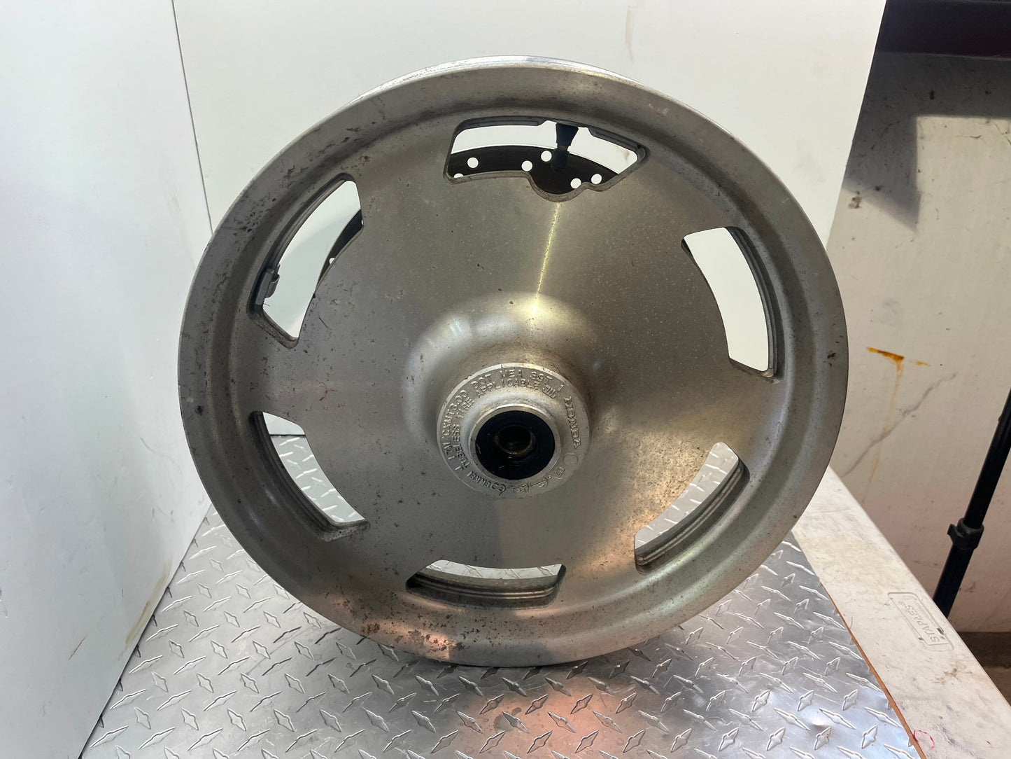 OEM HONDA VTX 1300R FRONT WHEEL PART# 44650-MEA-910