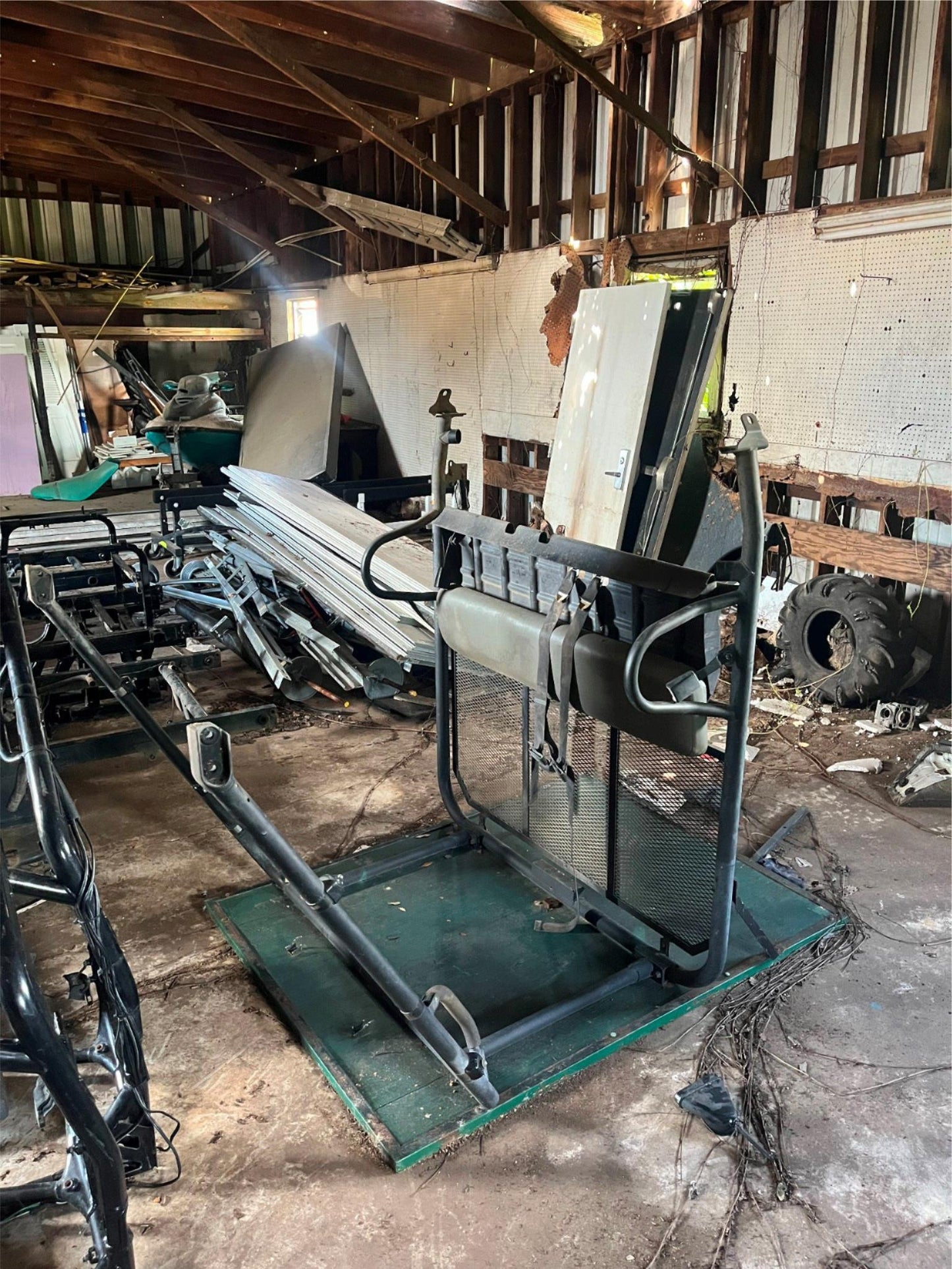 OEM 2007 KAWASAKI MULE 3000 ROLL BARS CAGE PART# 55047-1016-388 & 55047-1017-388