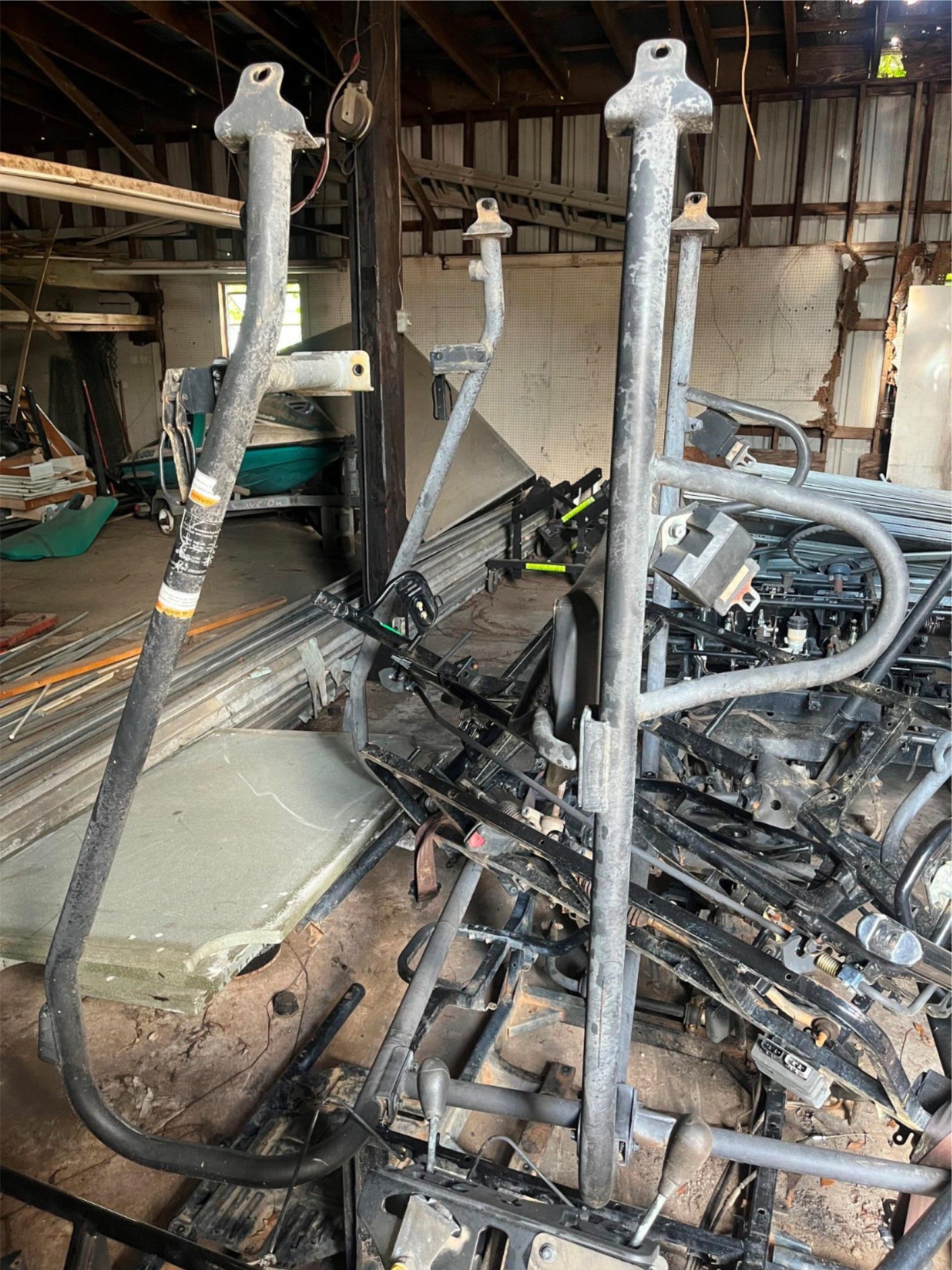 OEM 2007 KAWASAKI MULE 3010 TRANS4X4 ROLL BARS CAGE PART# 55047-7501-388