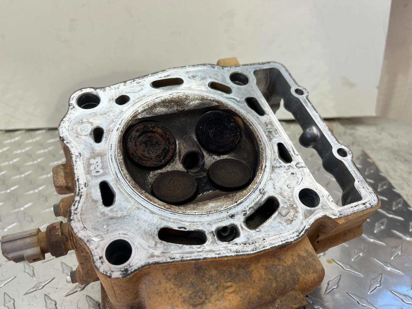 OEM POLARIS SPORTSMAN 500 CYLINDER HEAD W VALVES AND CAMSHAFT PART# 3085527