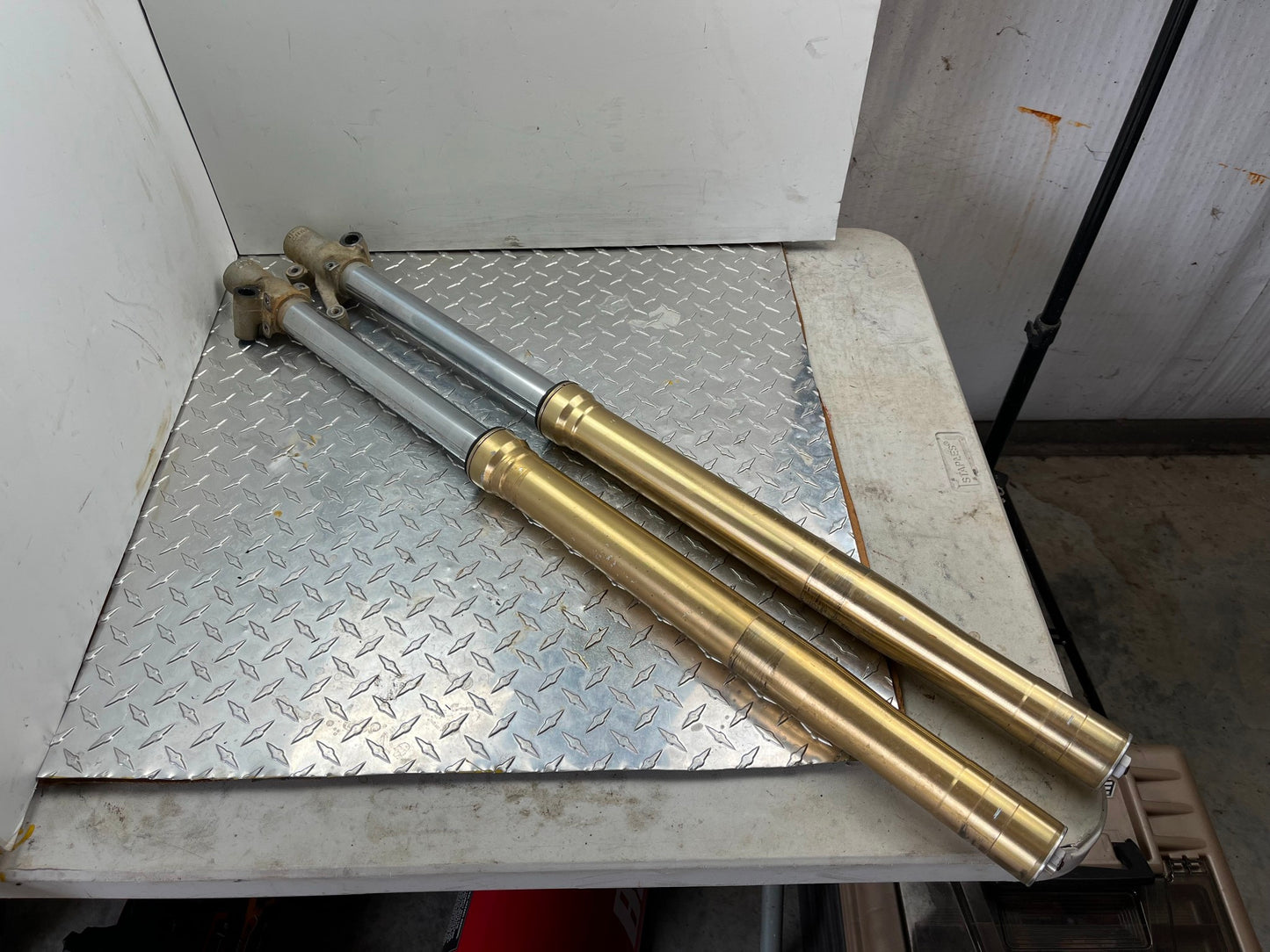 OEM HONDA CRF150R FRONT FORKS PART# 51580-KSE-N11 & 51480-KSE-N11