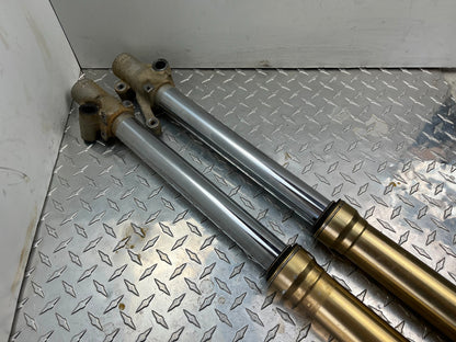 OEM HONDA CRF150R FRONT FORKS PART# 51580-KSE-N11 & 51480-KSE-N11