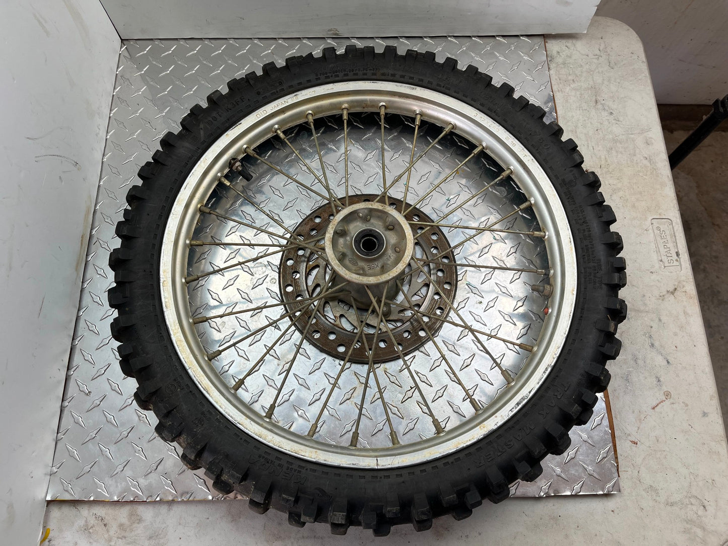 OEM HONDA CRF150R FRONT WHEEL PART# 44650-KSE-670