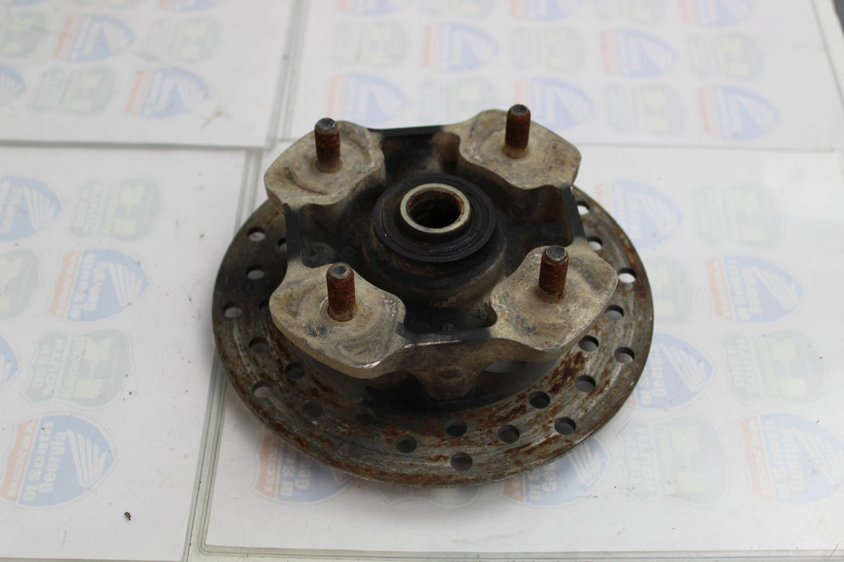 OEM HONDA TRX 420 RANCHER TE1 FRONT HUB ASSEMBLY & BRAKE DISC PART#44615-HP4-600