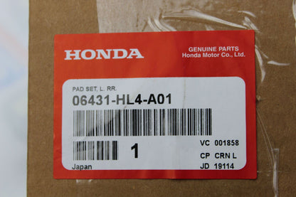 OEM HONDA PIONEER 1000 LEFT REAR BRAKE PADS 06431-HL4-A01